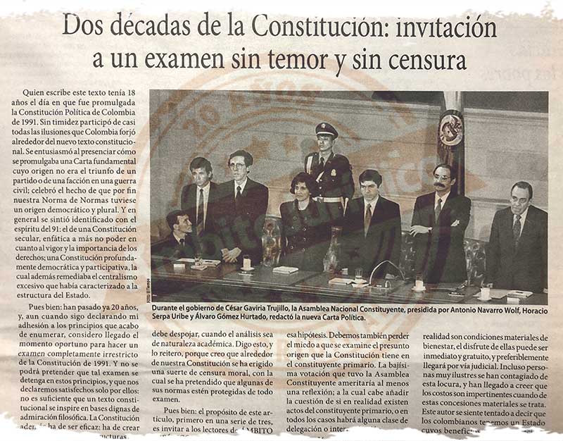 Periódico Ámbito Jurídico