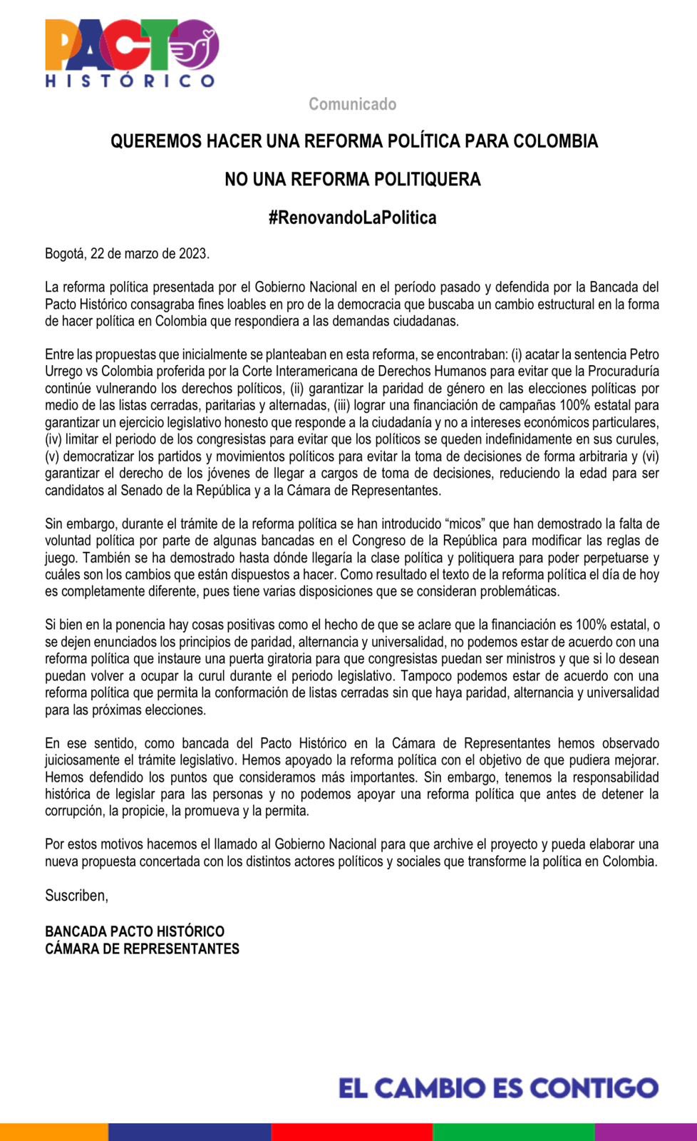 Reforma política