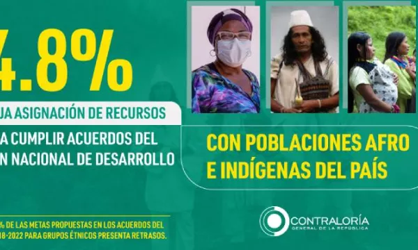Alertan sobre baja asignación de recursos del gobierno Duque para acuerdos con afro e indígenas (CGN)
