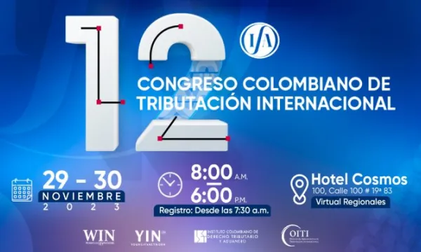 Participe en el ‘XII Congreso colombiano de tributación internacional-IFA’