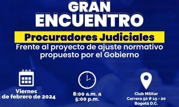 Procuradores judiciales dialogarán sobre proyecto que eliminaría su participación en el sistema acusatorio