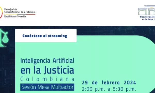 EN VIVO: Inteligencia artificial en la justicia colombiana