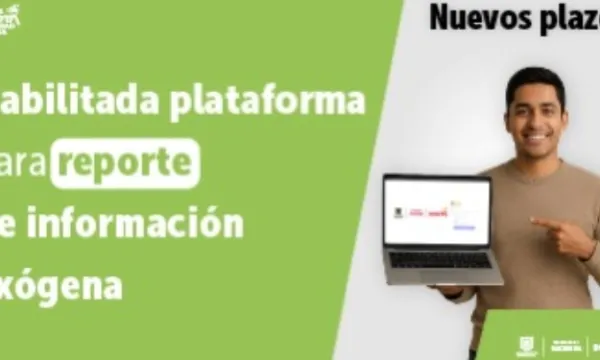 Nueva plataforma operará desde septiembre para reporte de información exógena