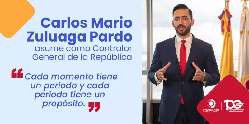 Carlos Zuluaga asumió el cargo de contralor general de la República (Contraloría General de la República)