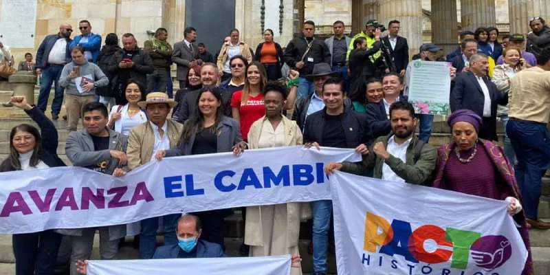 Pacto Histórico presenta balance sobre el año legislativo (TW Tamara Acote)