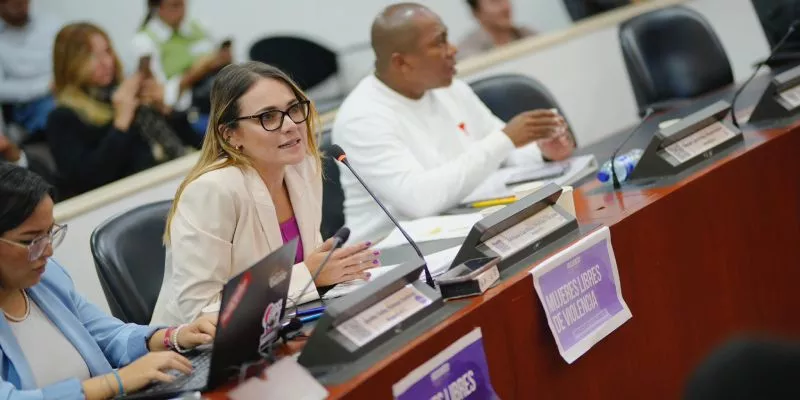 Aprueban en primer debate iniciativa que crearía jurisdicción especial para la mujer (Carolina Arbelaez)