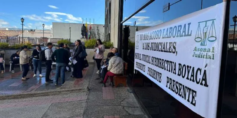 Así va el paro en las sedes judiciales