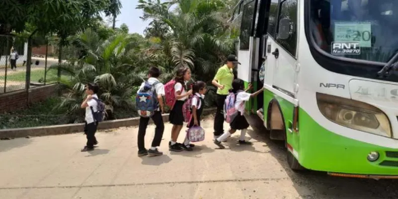 Protegen a menores con dificultades de transporte escolar en zonas afectadas por reclutamiento forzado (Gobernación Arauca)